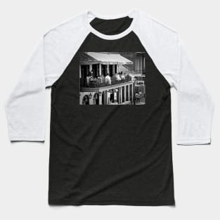 Balcony Restaurant Baseball T-Shirt